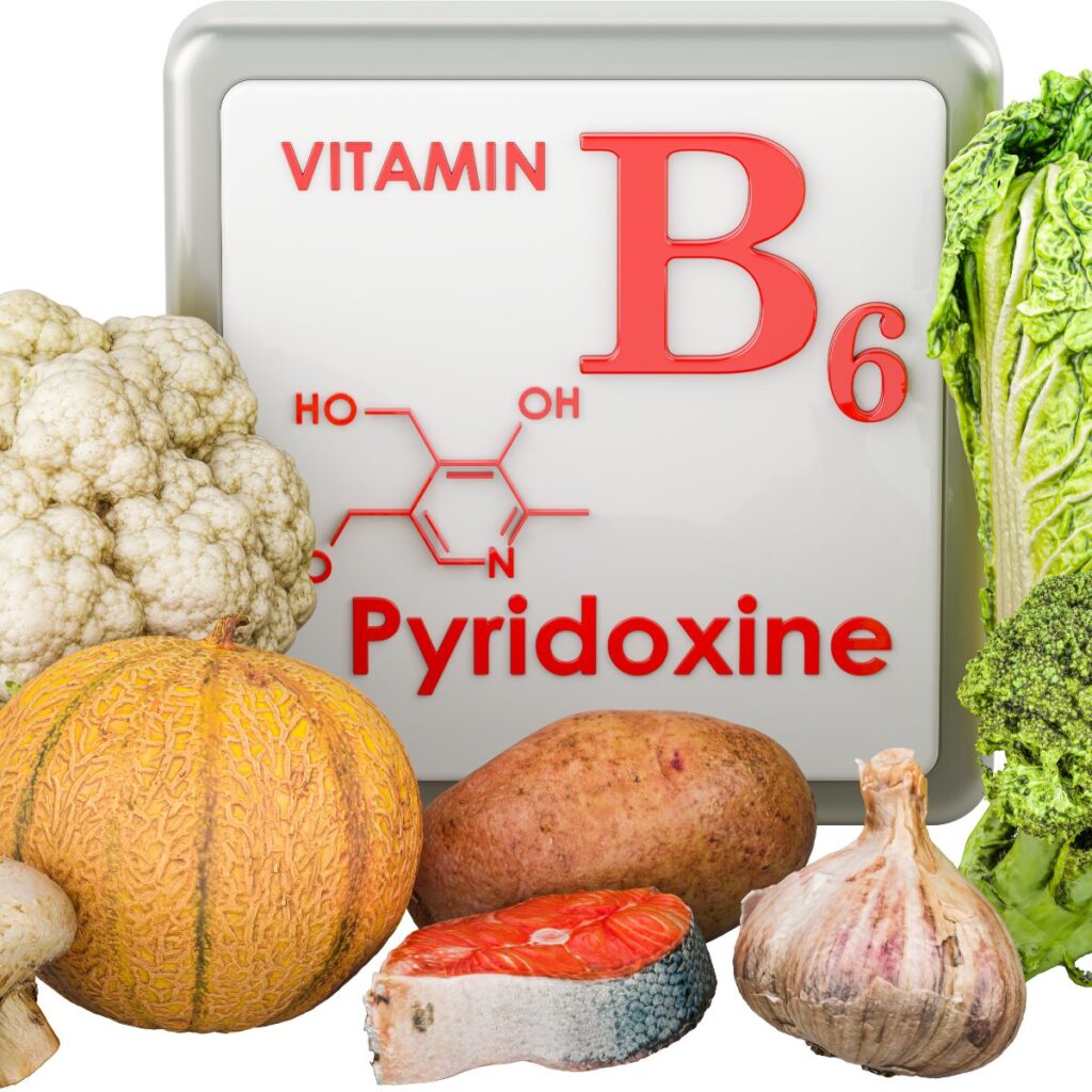 Different vitamin B6 rich foods